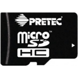 Карта памяти micro SDHC 32Gb Pretec; (STSH32G-SA); Class 10; UHS-I; with SD-adapter