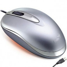 Мышь проводная Genius Mini Traveler; USB; Silver (31011468100)