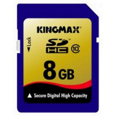 Карта памяти SDHC 8Gb Kingmax; (KM08GSDHC10); Class 10