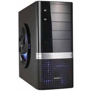 Корпус ATX Delux DLC-MG858; Black; 500W (DLC-MG858-500)