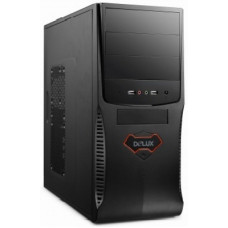 Корпус ATX Delux DLC-MV852; Black&Orange; 400W (DLC-MV852)