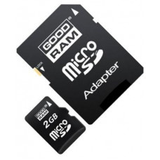Карта памяти micro SD 2Gb GoodRam with SD adapter (SDU2GAGRR10)