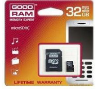 Карта памяти micro SDHC 32Gb GoodRam (SDU32GHCAGRR10)