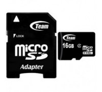 Карта памяти micro SDHC 16Gb Team (TUSDH16GCL403)