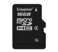 Карта памяти micro SDHC 16Gb Kingston; Class 4; No adapter (SDC4/16GBSP)