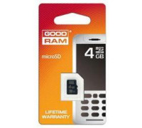 Карта памяти micro SDHC 4Gb GoodRam (SDU4GHCGRR10)