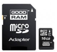 Карта памяти micro SDHC 16Gb GoodRam (SDU16GHCAGRR10)