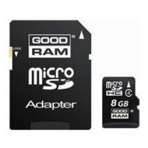 Карта памяти micro SDHC 8Gb GoodRam (SDU8GHCAGRR10)