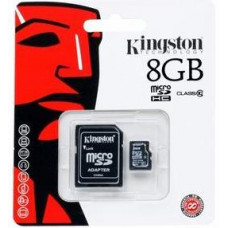 Карта памяти micro SDHC 8Gb Kingston (SDC10/8GB)