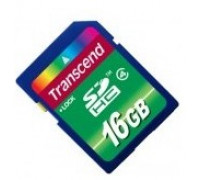 Карта памяти SDHC 16Gb Transcend; Class 4 (TS16GSDHC4)