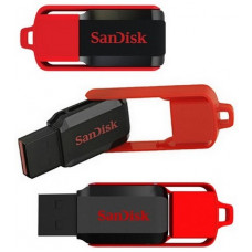 Flash-память SanDisk Cruzer Switch (SDCZ52-016G-B35); 16Gb; USB 2.0; Black&Red