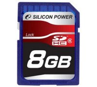 Карта памяти SDHC 8Gb Silicon Power Class 6 (SP008GBSDH006V10)