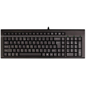 Клавиатура проводная A4Tech KL-820; PS/2; Black