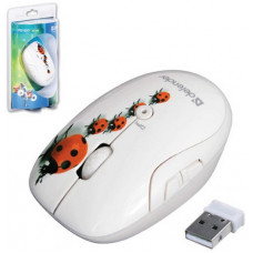 Мышь беспроводная Defender To-GO MS-565; Wireless; USB; Ladybird