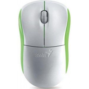 Мышь беспроводная Genius NS-6000; Wireless Optical Mouse; White-Green (31030089105)