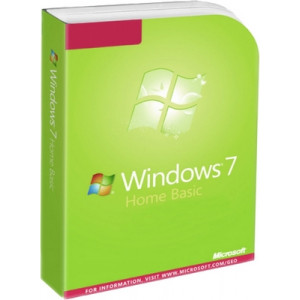 Операционная система Microsoft Windows 7 Home Basic; SP1; 64-bit; Russian; 1pk; DVD; CIS and Georgia; DSP OEI 611; (F2C-00886)