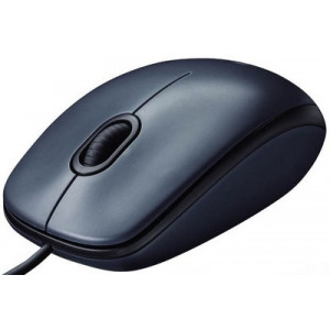 Мышь проводная Logitech M90; USB; 1000 dpi; Gray 