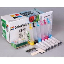 Система непрерывной подачи чернил ColorWay T50CC-0.0; для Epson Stylus Photo T50, T59, R270, R290, R295, R390, RX590, RX610, RX615, RX690, TX650, TX659; (без чернил)