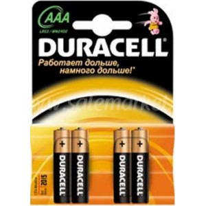 Батарейка Duracell LR03; Типоразмер AAA
