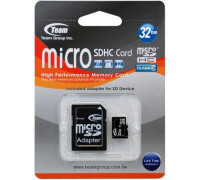 Карта памяти micro SDHC 32Gb Team (TUSDH32GCL603)